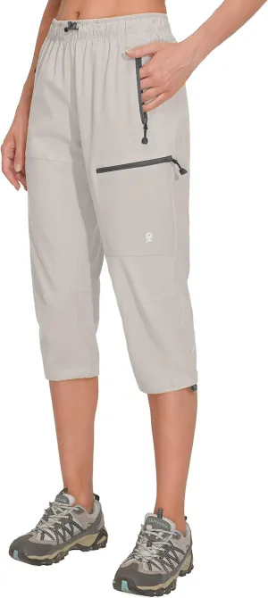 Little Donkey Andy Women's Quick Dry 3/4 Pants Capri Shorts Lightweight Hiking Travel Casual