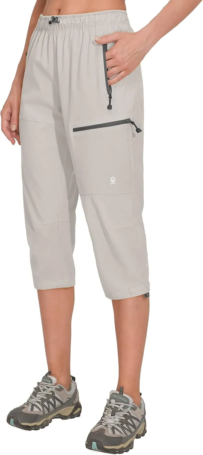 Little Donkey Andy Women's Quick Dry 3/4 Pants Capri Shorts Lightweight Hiking Travel Casual