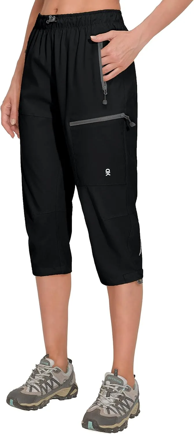 Little Donkey Andy Women's Quick Dry 3/4 Pants Capri Shorts Lightweight Hiking Travel Casual