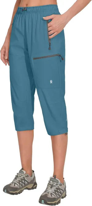 Little Donkey Andy Women's Quick Dry 3/4 Pants Capri Shorts Lightweight Hiking Travel Casual