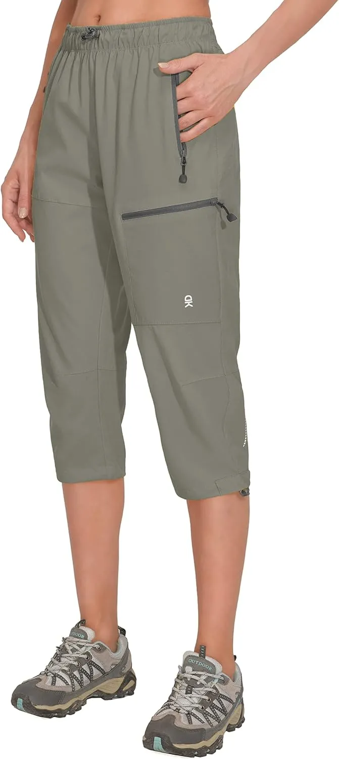 Little Donkey Andy Women's Quick Dry 3/4 Pants Capri Shorts Lightweight Hiking Travel Casual