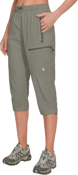 Little Donkey Andy Women's Quick Dry 3/4 Pants Capri Shorts Lightweight Hiking Travel Casual