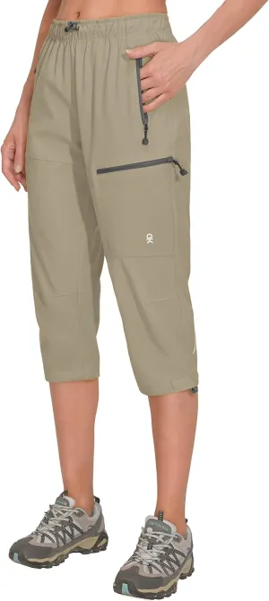 Little Donkey Andy Women's Quick Dry 3/4 Pants Capri Shorts Lightweight Hiking Travel Casual
