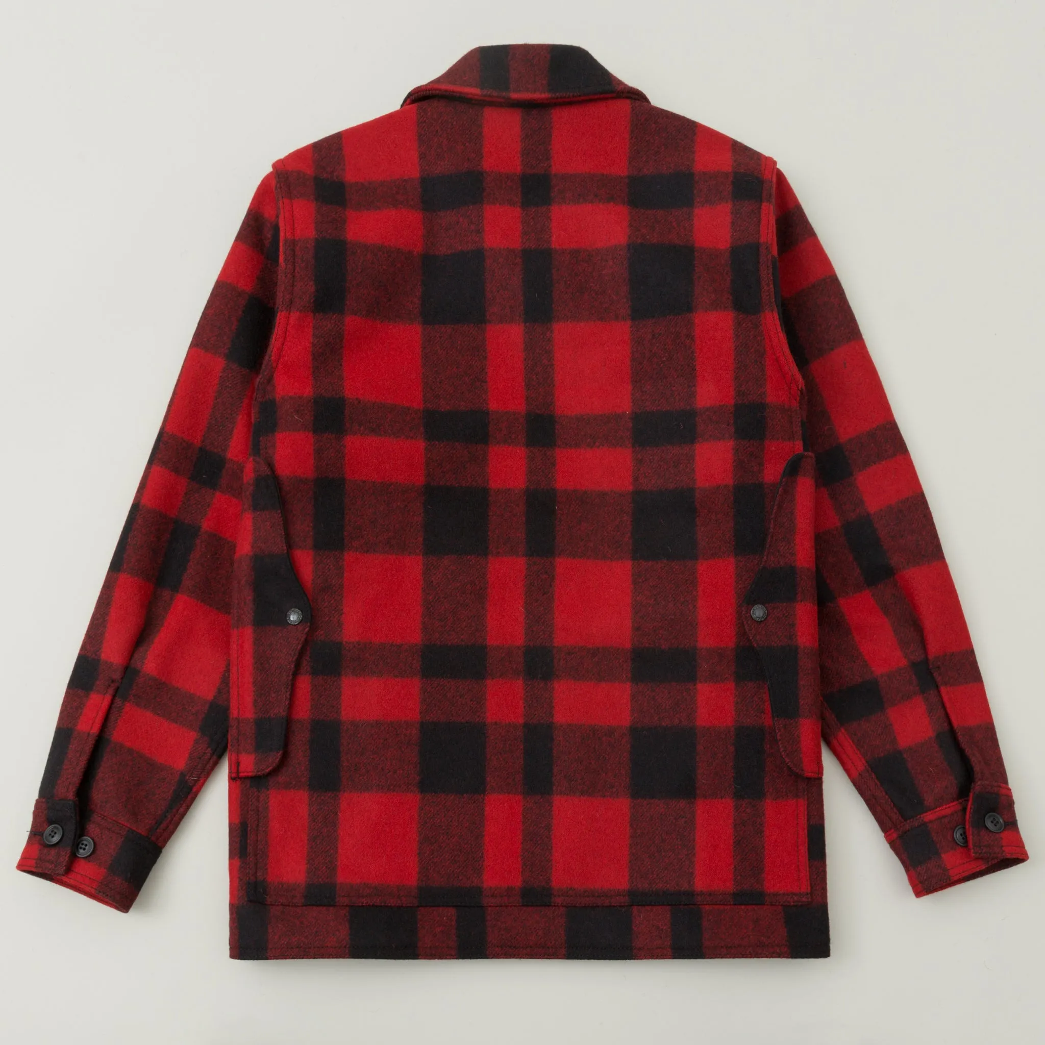 Mackinaw Wool Cruiser Jacket, Red / Black Plaid