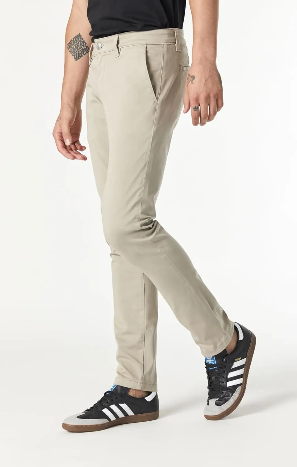 Mavi Men's Johnny Regular Rise Slim Leg Chino Pants