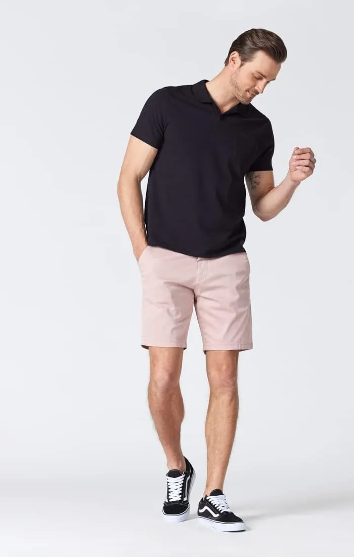 Mavi Noah Men's Shorts, Mid Rise Shorts for Men, 9" Inseam Slim Fit Men's Shorts