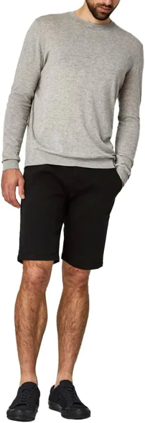 Mavi Noah Men's Shorts, Mid Rise Shorts for Men, 9" Inseam Slim Fit Men's Shorts