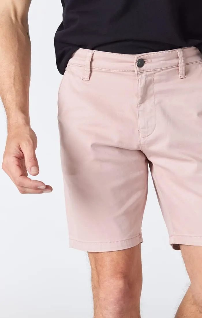 Mavi Noah Men's Shorts, Mid Rise Shorts for Men, 9" Inseam Slim Fit Men's Shorts