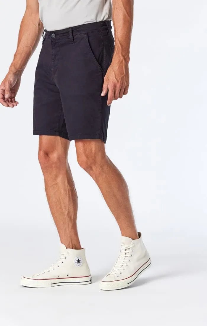 Mavi Noah Men's Shorts, Mid Rise Shorts for Men, 9" Inseam Slim Fit Men's Shorts