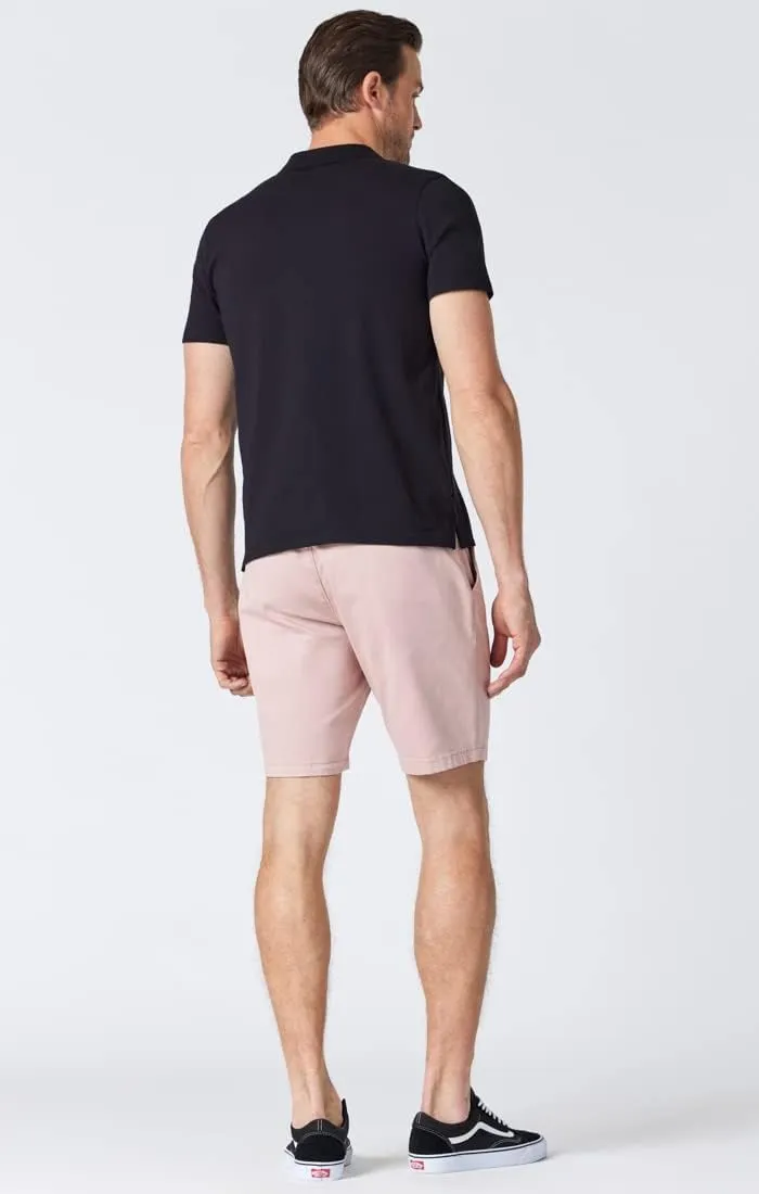 Mavi Noah Men's Shorts, Mid Rise Shorts for Men, 9" Inseam Slim Fit Men's Shorts