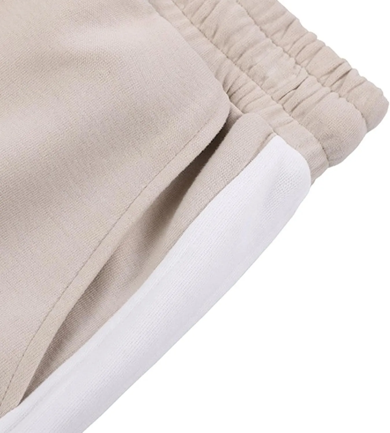 Mens Autumn and Winter Trend Versatile Tapered Pants Fashion High Waisted Solid Color Pants Drawstring Casual Loose Fit Pant