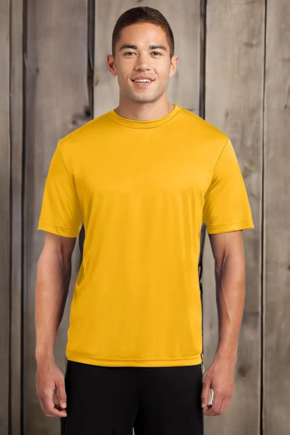Men's Big and Tall Short Sleeve Moisture Wicking Athletic T-Shirt