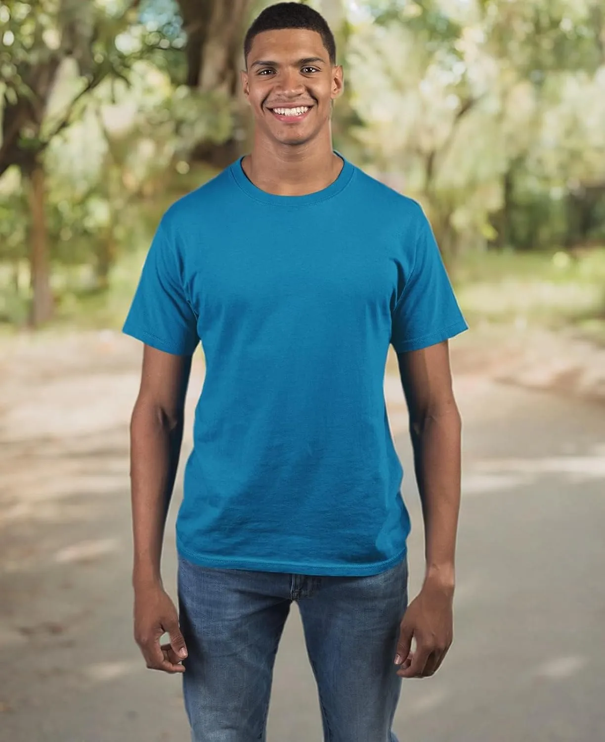 Men's Big and Tall Short Sleeve Moisture Wicking Athletic T-Shirt