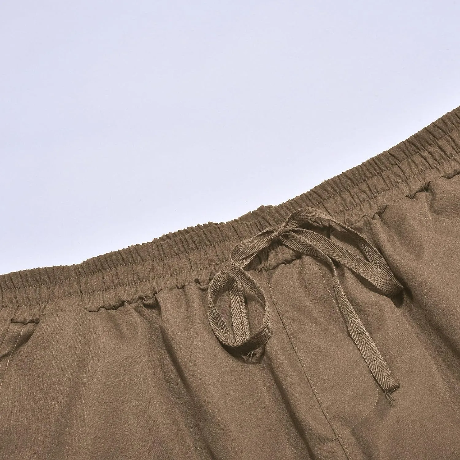 Mens Cargo Pants Relaxed Fit Big and Tall Casual Cotton Jogger Multi Pockets Outdoor Hiking Work Sweatpants