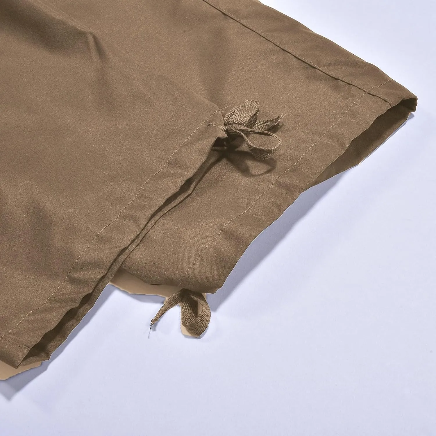 Mens Cargo Pants Relaxed Fit Big and Tall Casual Cotton Jogger Multi Pockets Outdoor Hiking Work Sweatpants