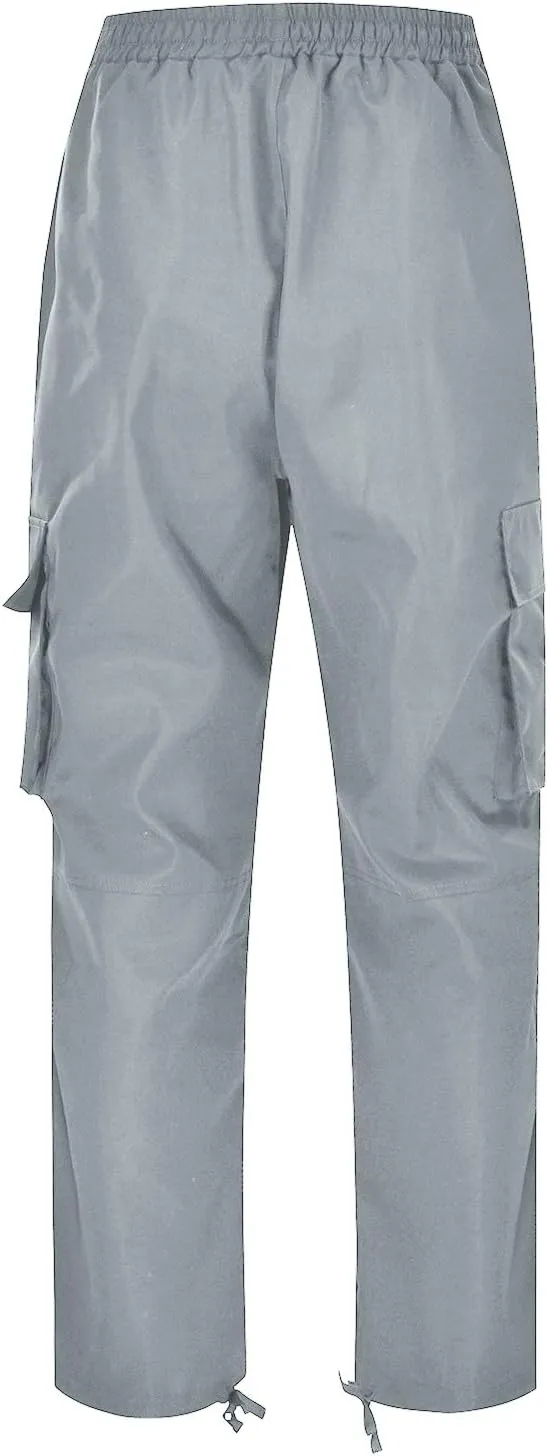 Mens Cargo Pants Relaxed Fit Big and Tall Casual Cotton Jogger Multi Pockets Outdoor Hiking Work Sweatpants