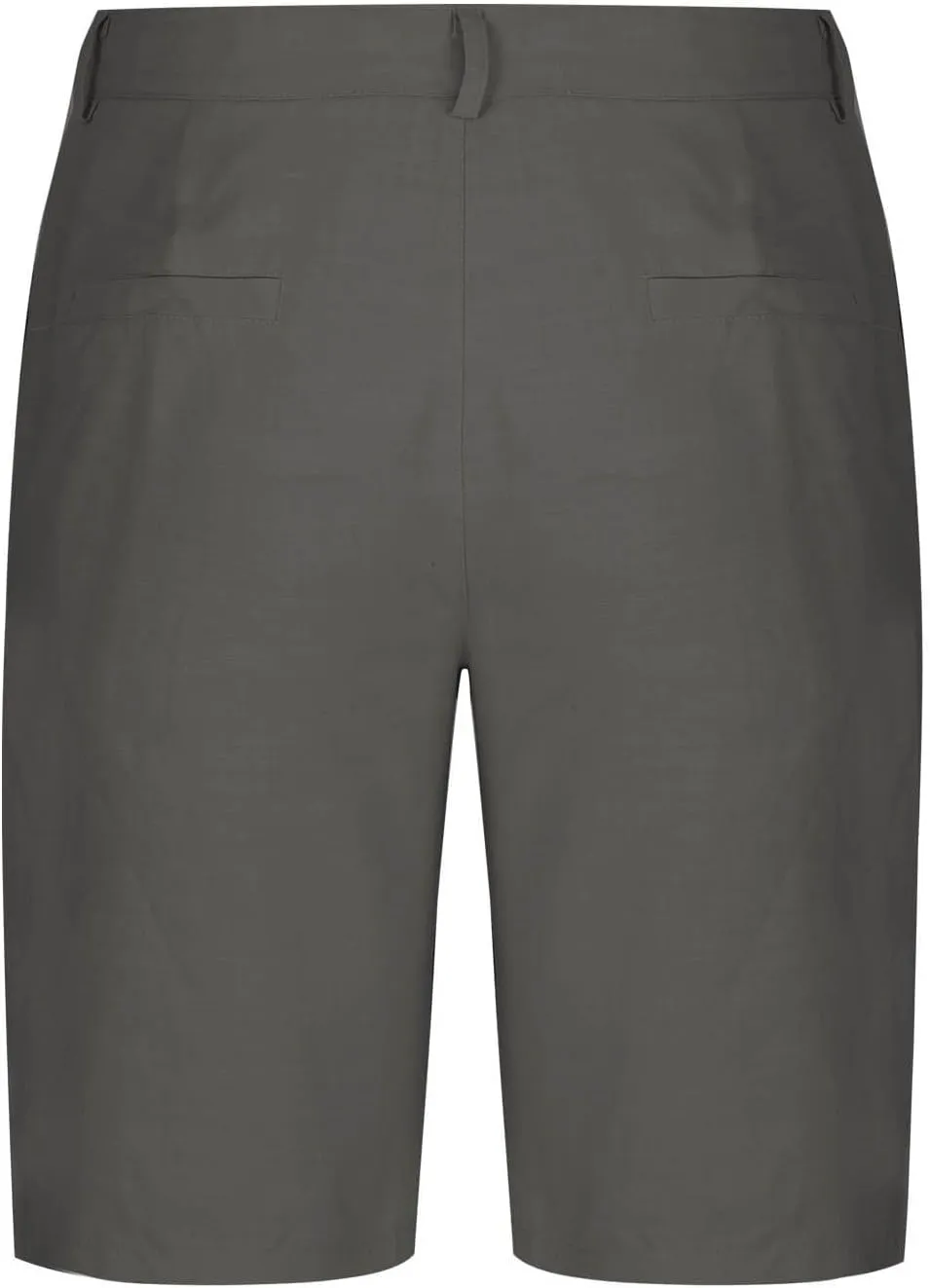 Mens Linen Cotton Shorts Casual Elastic Waist Drawstring Lightweight Summer Beach Shorts with Pockets
