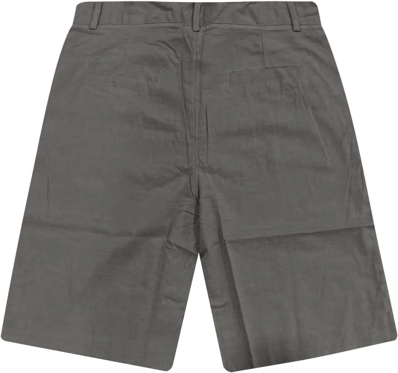 Mens Linen Cotton Shorts Casual Elastic Waist Drawstring Lightweight Summer Beach Shorts with Pockets