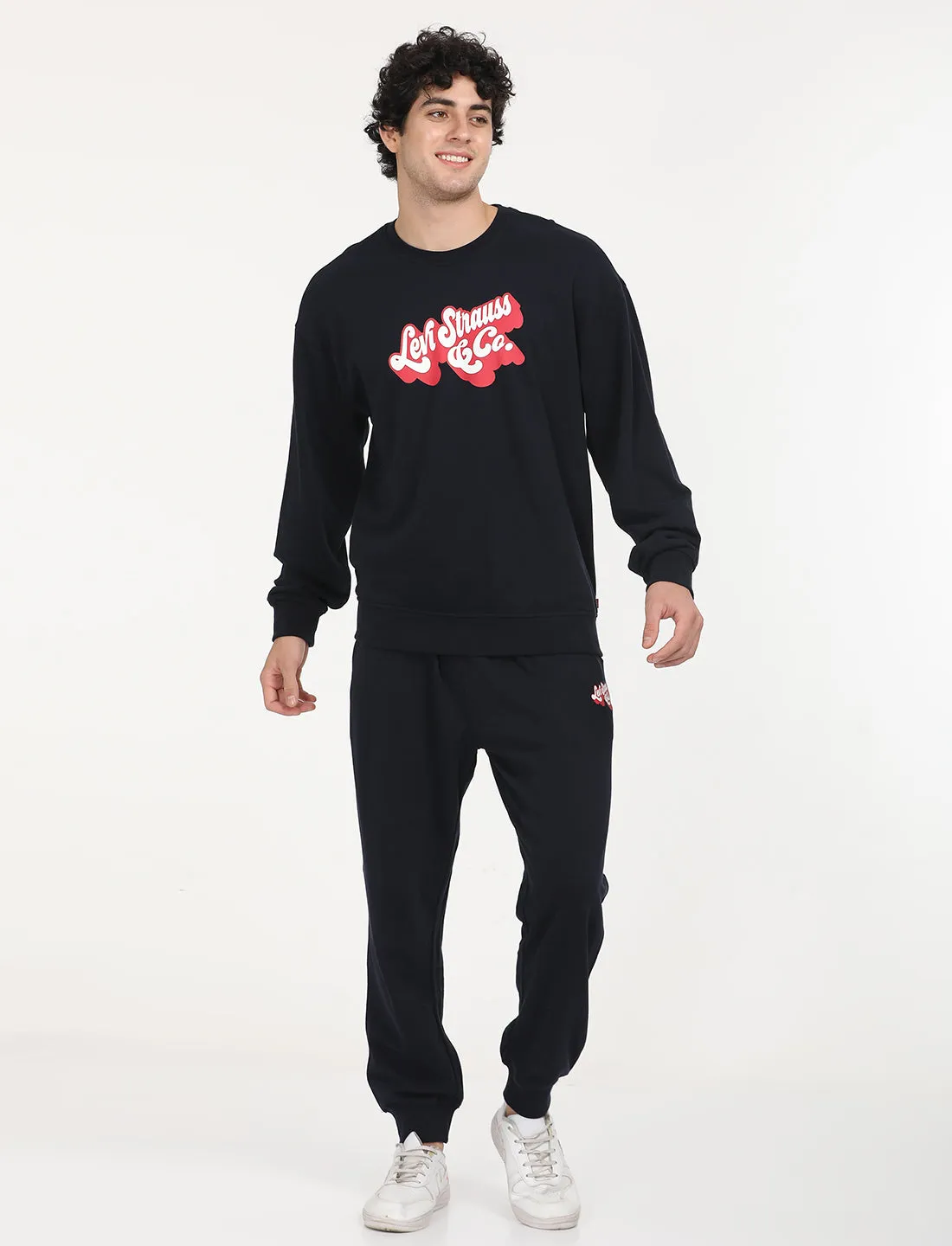 Men's Navy Regular Fit Joggers