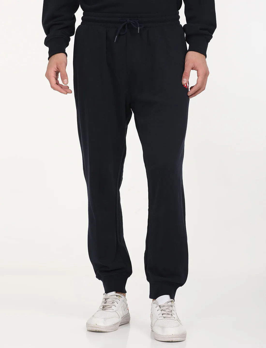 Men's Navy Regular Fit Joggers