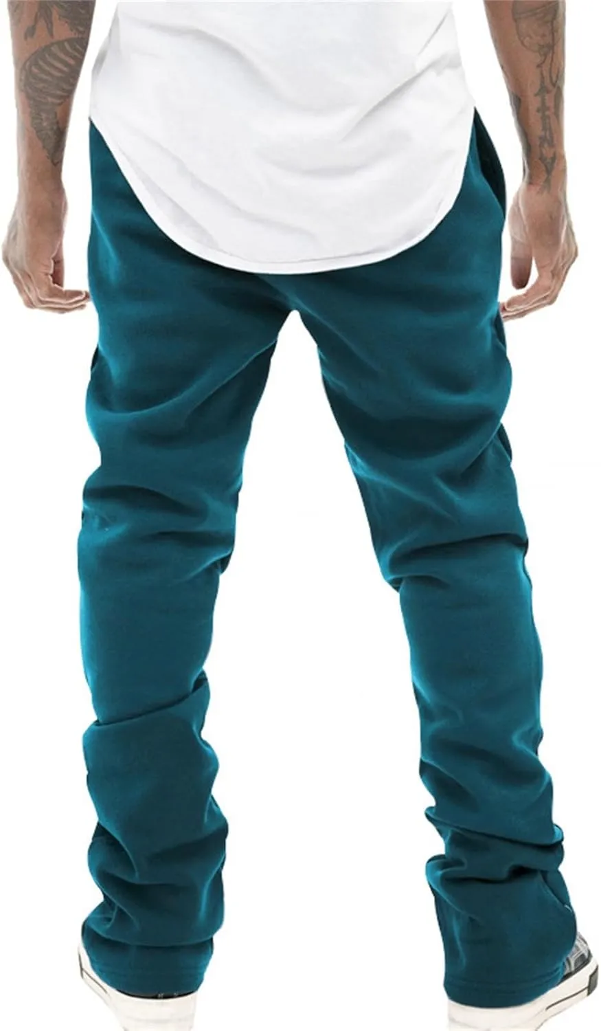 Men's Relaxed Fit Sweatpants Mens Fashion Joggers Sports Pants Casual Cotton Cargo Pants Gym Sweatpants Work Pants