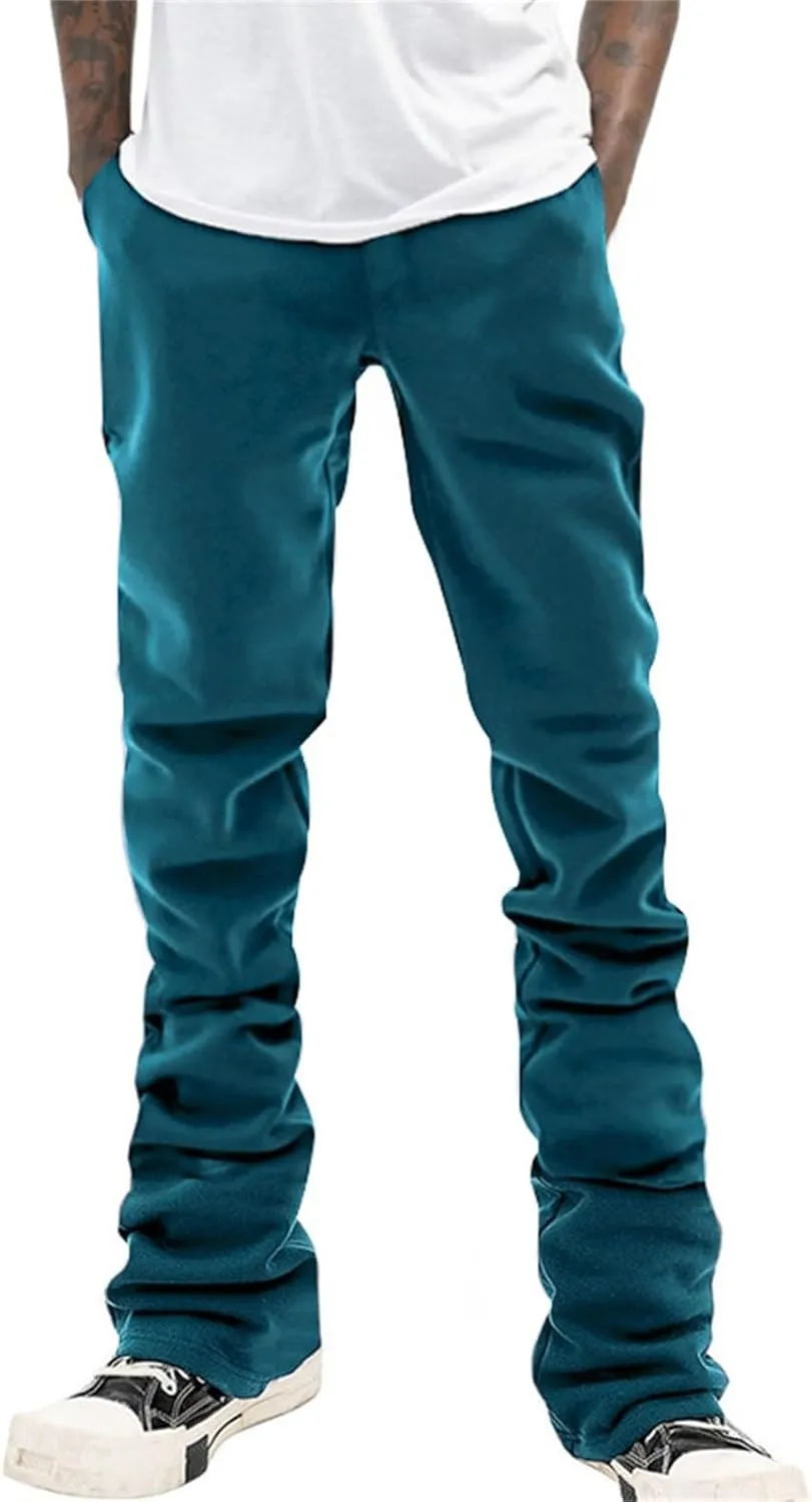 Men's Relaxed Fit Sweatpants Mens Fashion Joggers Sports Pants Casual Cotton Cargo Pants Gym Sweatpants Work Pants