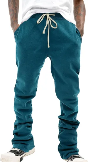 Men's Relaxed Fit Sweatpants Mens Fashion Joggers Sports Pants Casual Cotton Cargo Pants Gym Sweatpants Work Pants