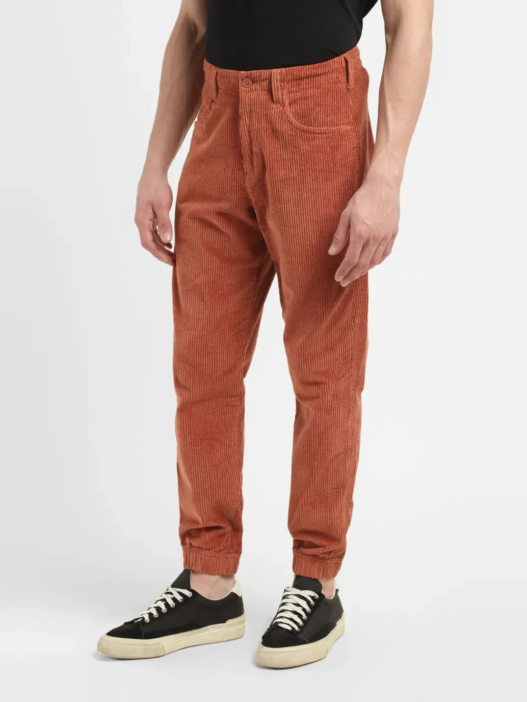 Men's Rust Regular Fit Joggers