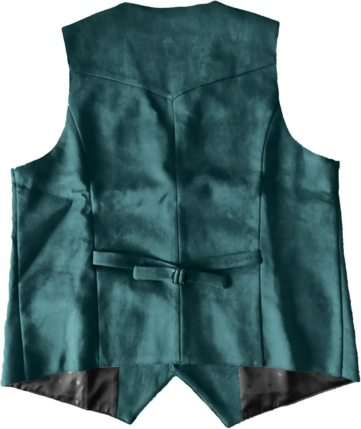 Men's Suede Leather Waistcoats Vintage Cowboy Style Vest Dressy Slim Fit Sleeveless Suit Jacket Wedding,Outdoor,Gift