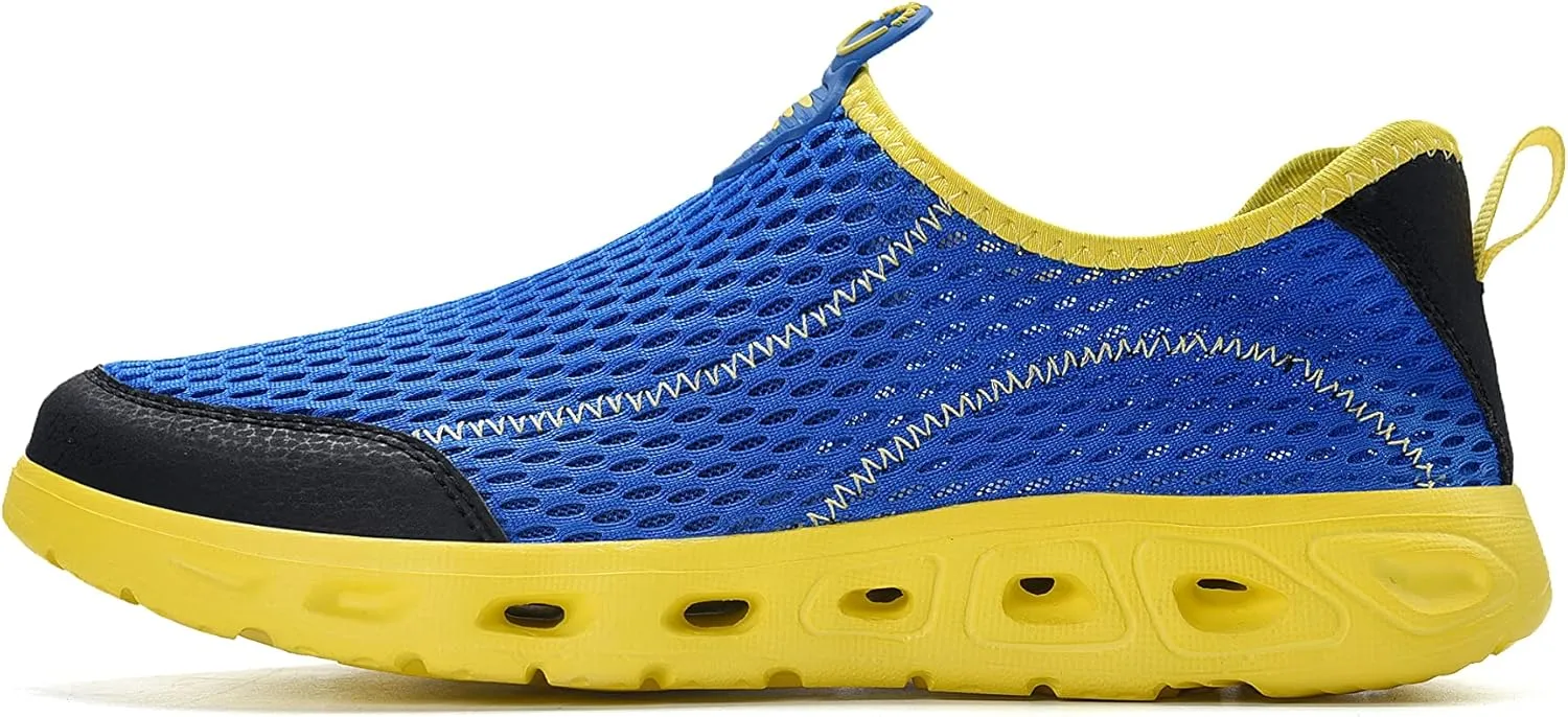 Men's Wading Shoes Outdoor Sports Casual Shoes Travel Mesh Breathable Lightweight Hiking Shoes