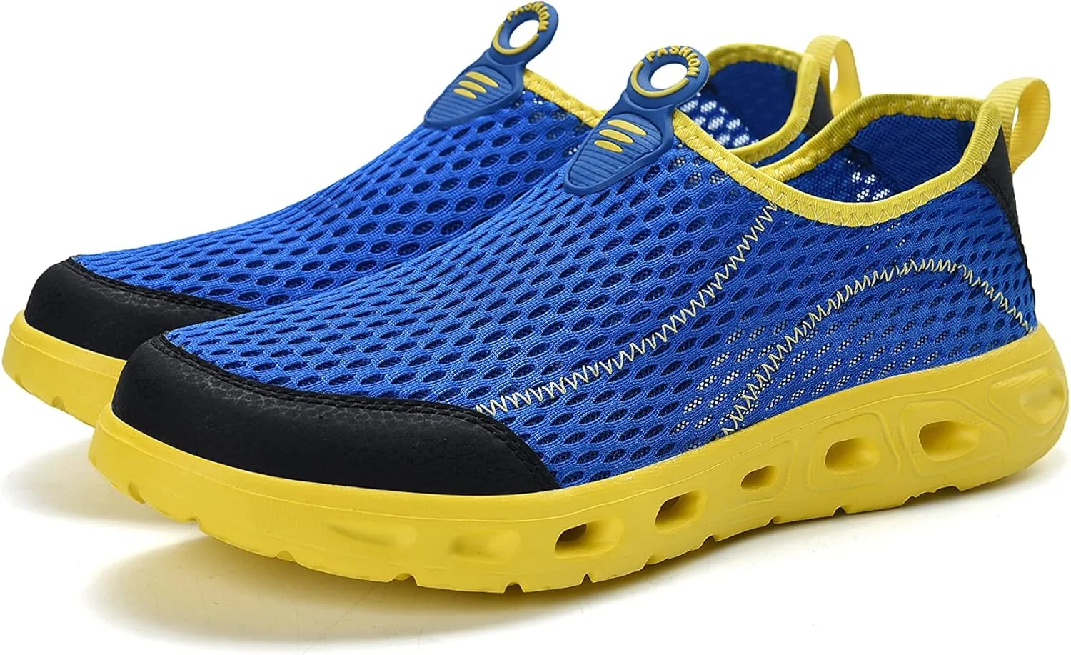 Men's Wading Shoes Outdoor Sports Casual Shoes Travel Mesh Breathable Lightweight Hiking Shoes