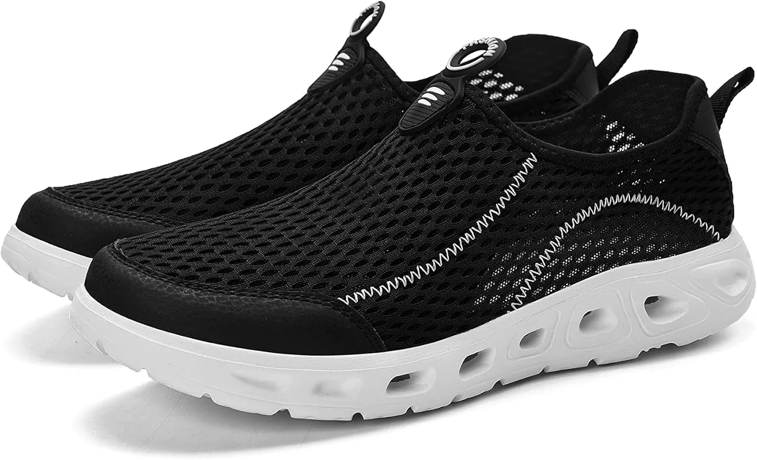Men's Wading Shoes Outdoor Sports Casual Shoes Travel Mesh Breathable Lightweight Hiking Shoes