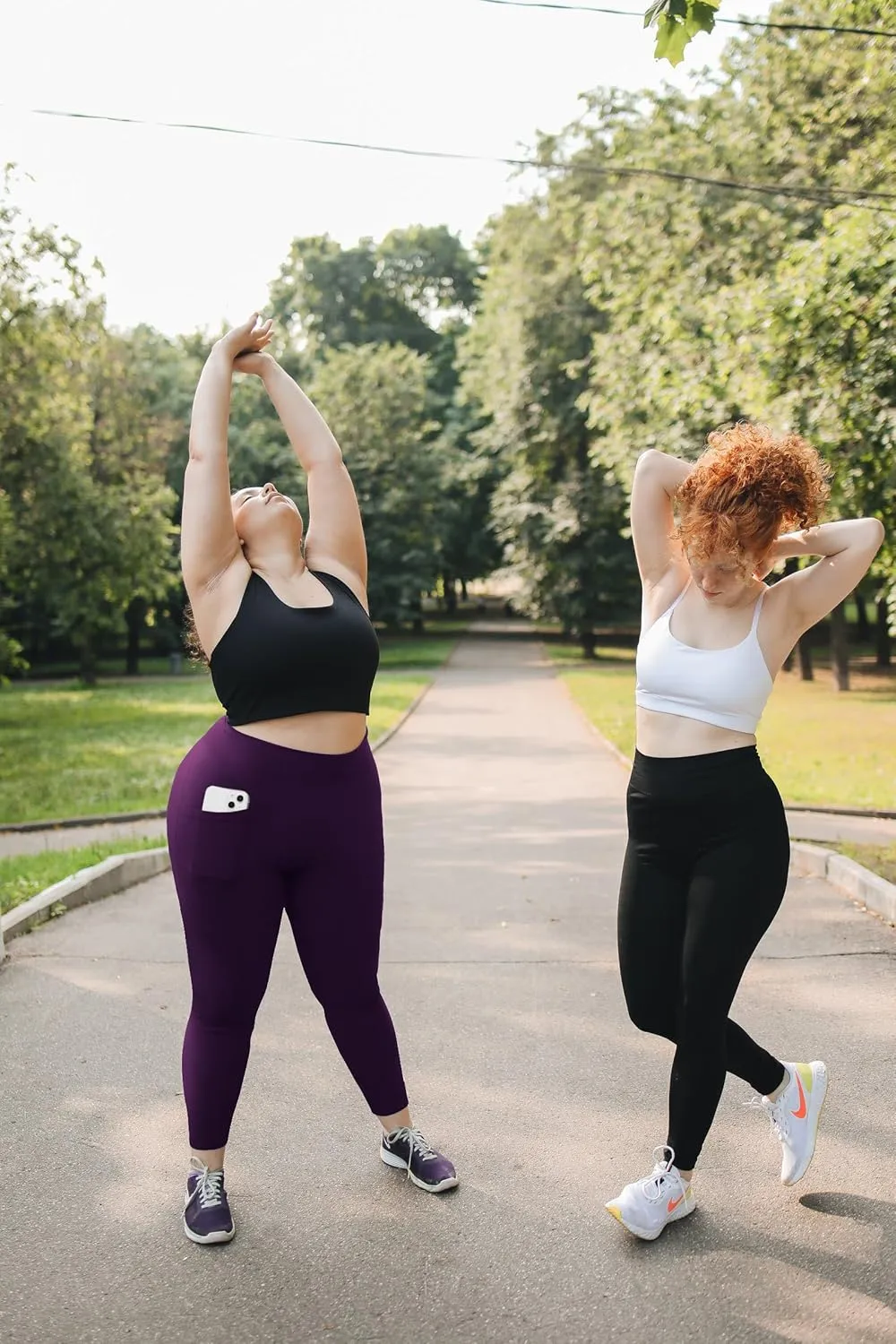 MOREFEEL Plus Size Leggings for Women with Pockets-Stretchy XL-5XL Yoga Pants Tummy Control High Waist Workout Leggings