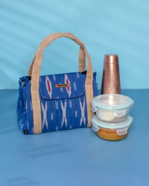 Multi-Utility Ikat Lunch Bag