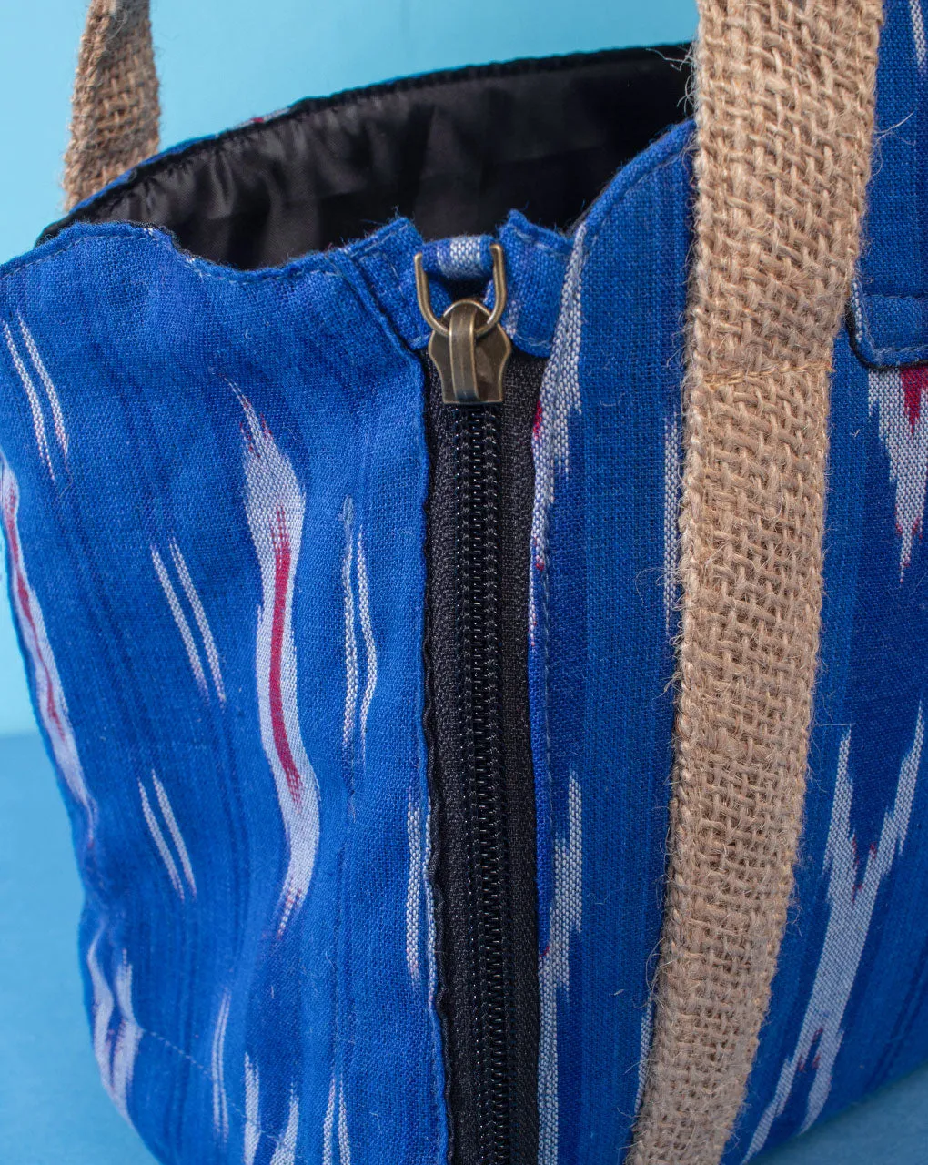 Multi-Utility Ikat Lunch Bag