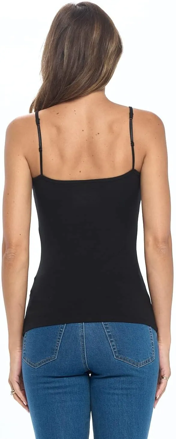 Natural Uniforms Women's Camisole Tank Top-Breathable Cotton Stretch