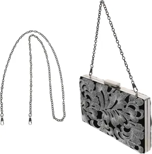 NOLITOY Small Compact Embroidered Clutch Lady Handbag Scratchproof Party Bag for Wedding Banquet