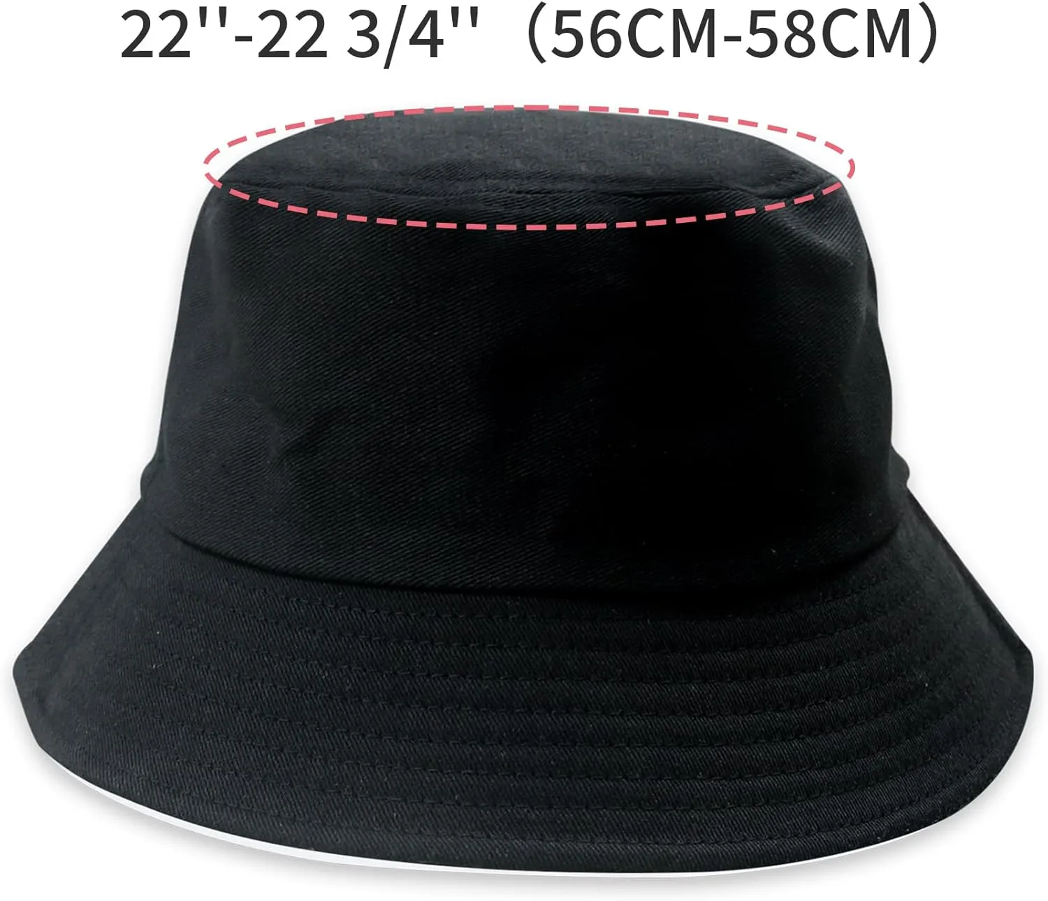 NPJY Bucket Hat for Women Men Cotton Summer Sun Beach Fishing Cap