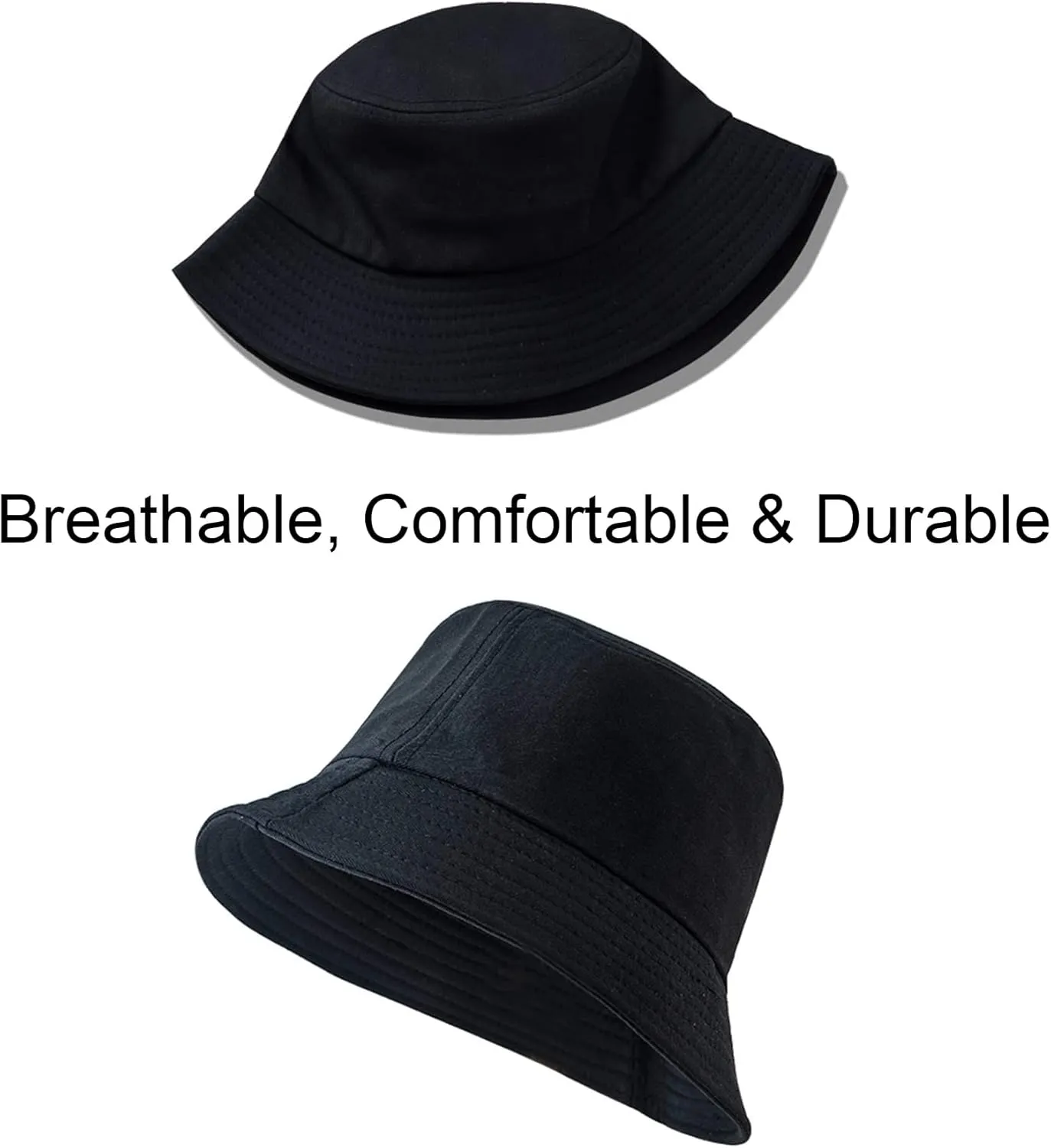 NPJY Bucket Hat for Women Men Cotton Summer Sun Beach Fishing Cap