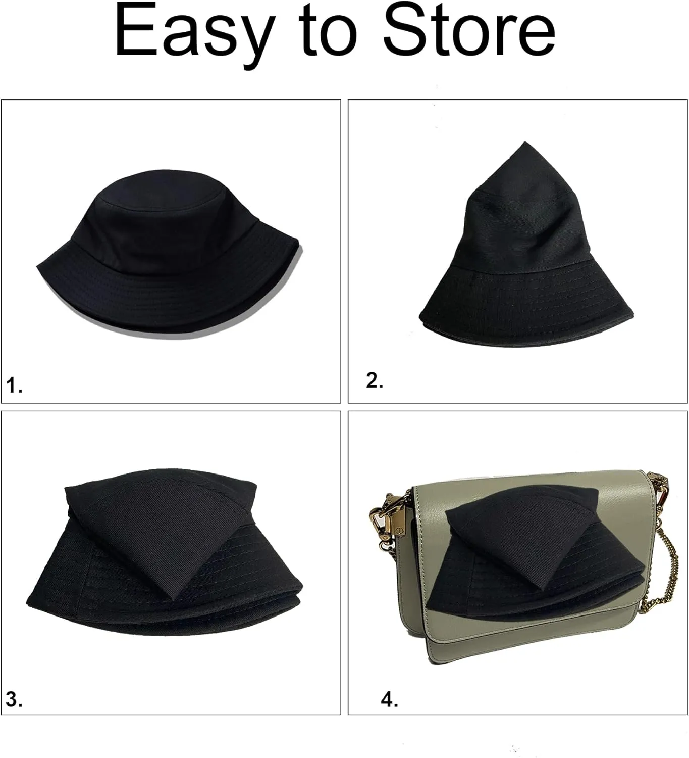NPJY Bucket Hat for Women Men Cotton Summer Sun Beach Fishing Cap