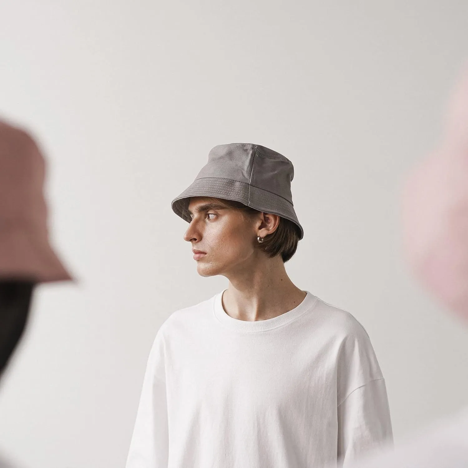 NPJY Bucket Hat for Women Men Cotton Summer Sun Beach Fishing Cap