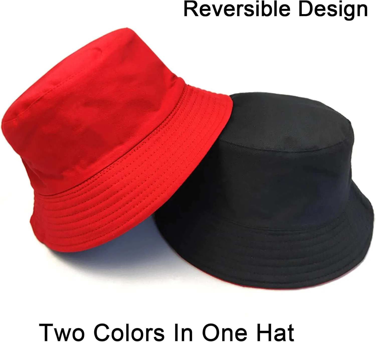 NPJY Bucket Hat for Women Men Cotton Summer Sun Beach Fishing Cap