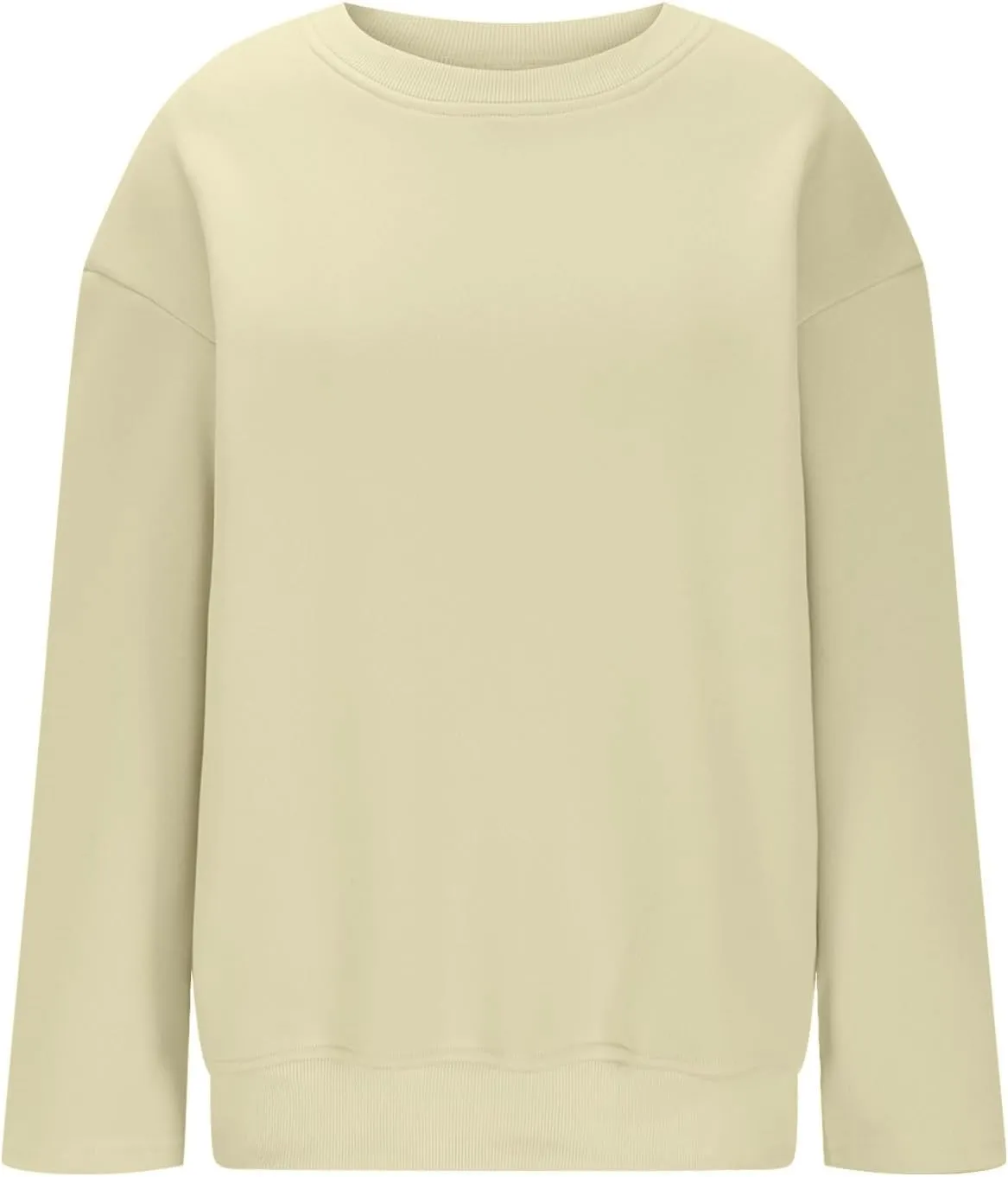 Oversized Sweatshirts for Women Loose Fit Casual Crewneck Lightweight Sweatshirts Long Sleeve Versatile Pullover