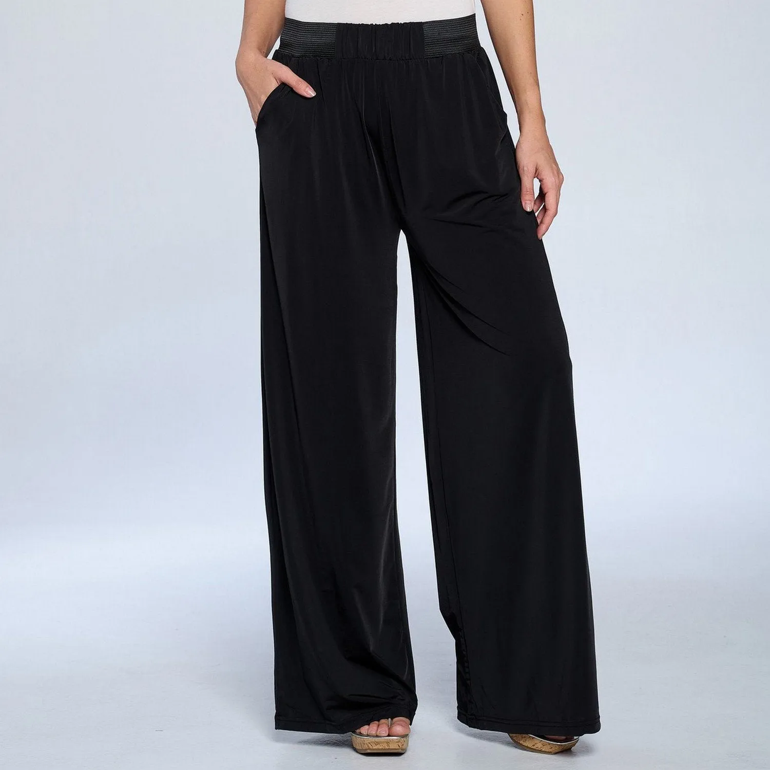 Palazzo ~ Solid Black
