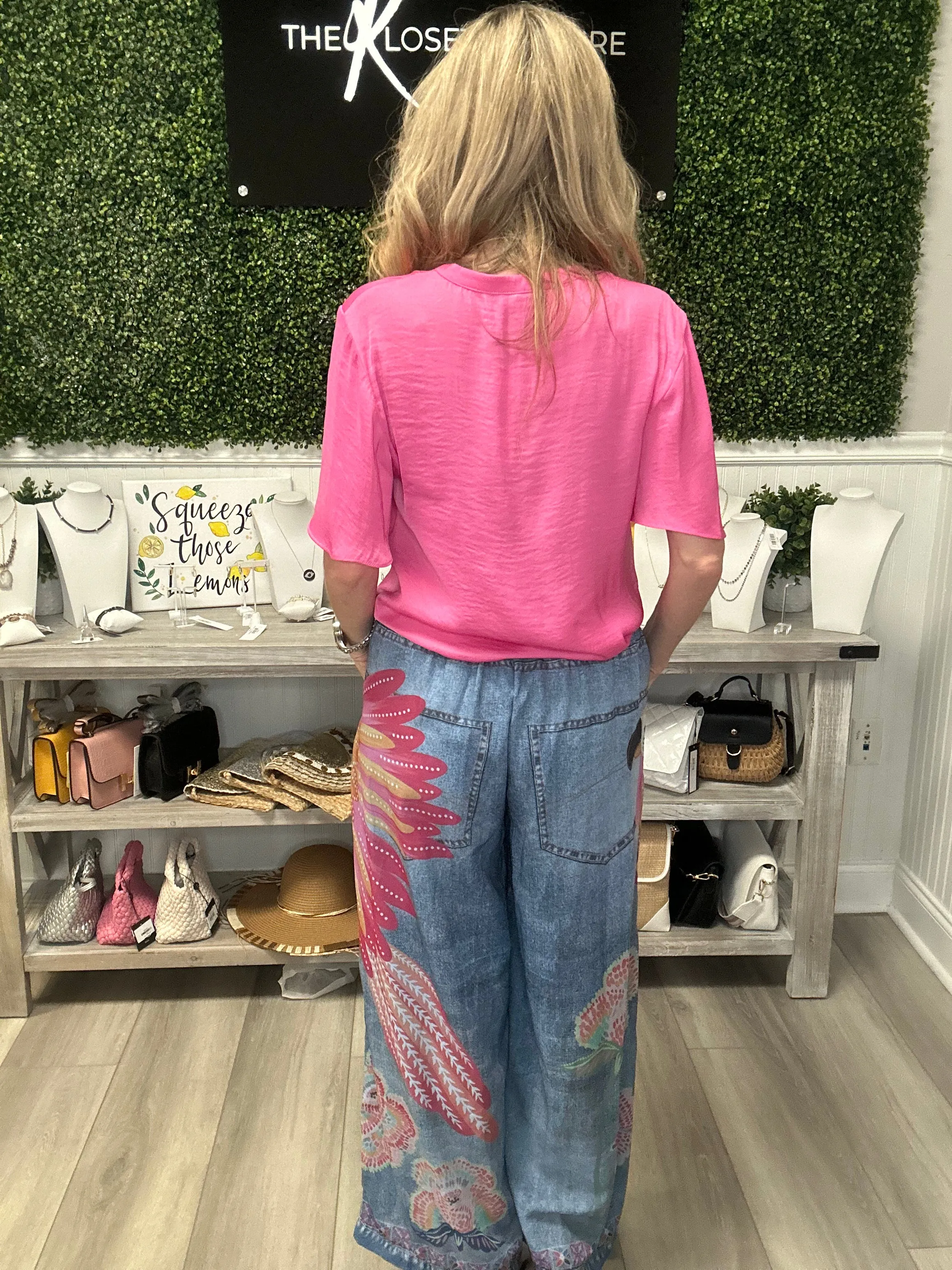 Parrot Palazzo Pants