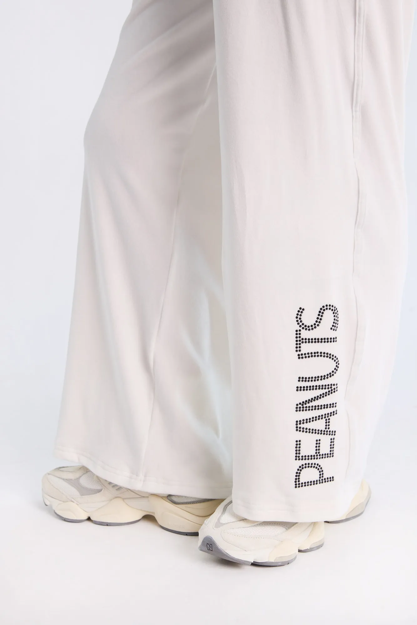 Peanuts Snoopy & Woodstock Rhinestones Velour Zip-Up Hoodie And Sweatpants 2-Piece Set