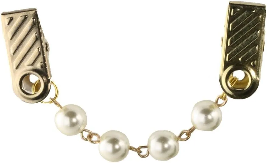 Pearl Sweater Guard Collar Clip - 1" Clip - Retro 50s Vintage Style by Hey Viv !