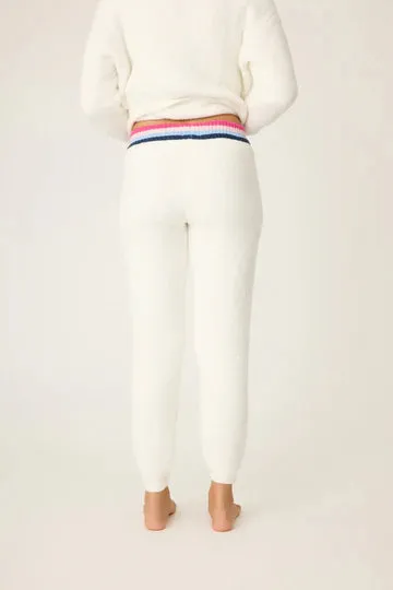 PJ Salvage Marshmallow Party Knit Banded Pant