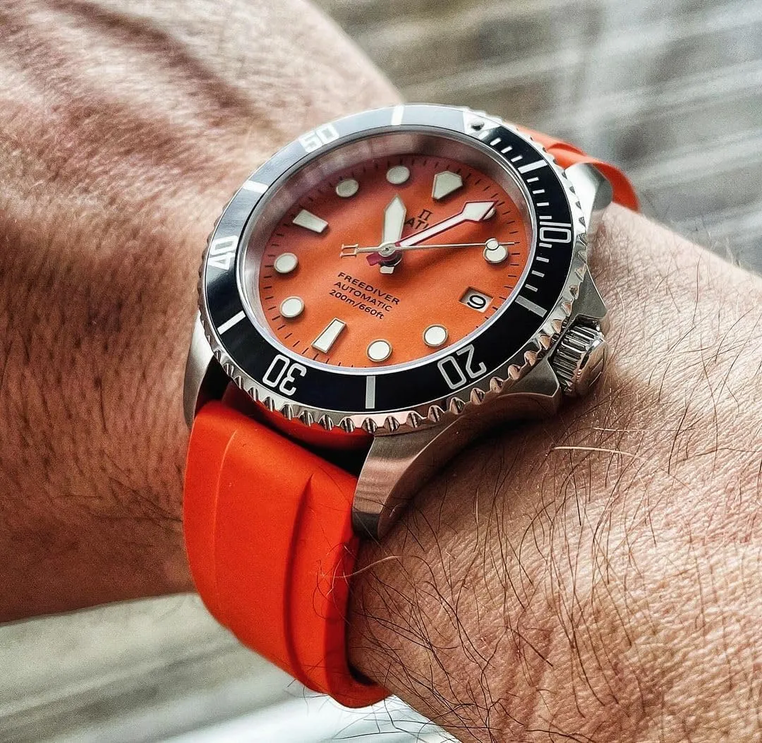 RATIO FreeDiver Sapphire Crystal Diver Watch Japanese Automatic Movement Dive Watch 200m Water Resistant Diving Watch