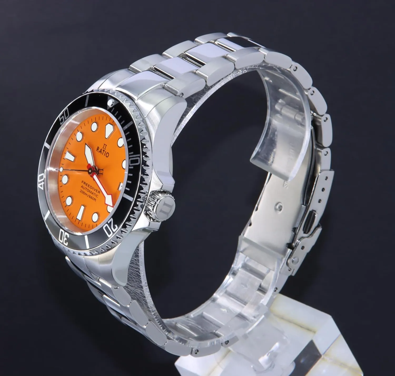 RATIO FreeDiver Sapphire Crystal Diver Watch Japanese Automatic Movement Dive Watch 200m Water Resistant Diving Watch